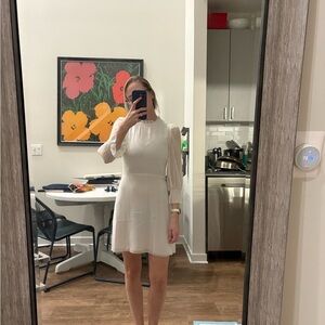 Wilfred Cream Long Sleeve Dress